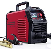 ARCCAPTAIN Stick Welder, [Large LED Display] 200A ARC/Lift TIG Welding Machine with Synergic Control, IGBT Inverter 110V/220V